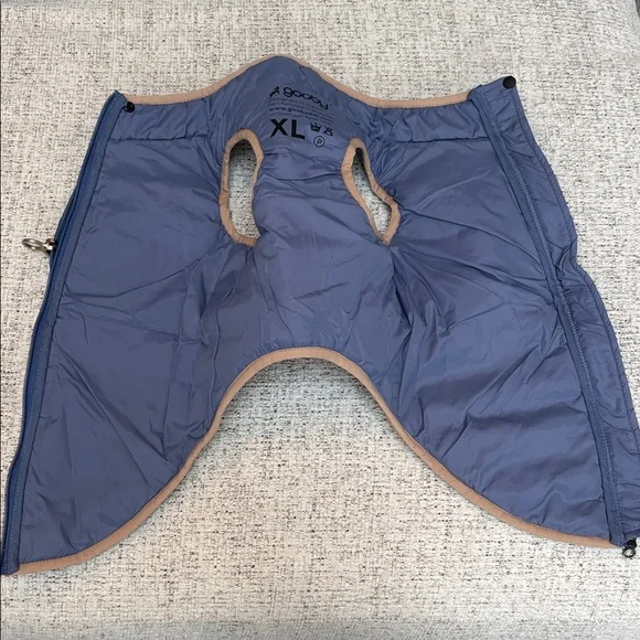 gooby Mountaineer Dog Jacket Blue, Tan, Gray NWT Size XL 100% Nylon - Picture 6 of 16